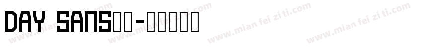 DAY SANS字体字体转换